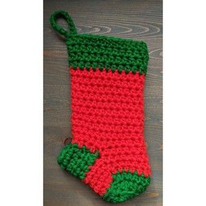 Handmade Crochet Christmas Stocking